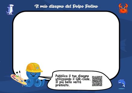 Pagina 19 dell'album di Polpo Polino: Il mio disegno di Polino